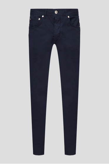 Чоловічі темно-сині брюки - 1