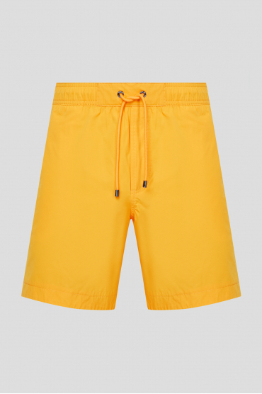 Мужские желтые плавательные шорты - 1