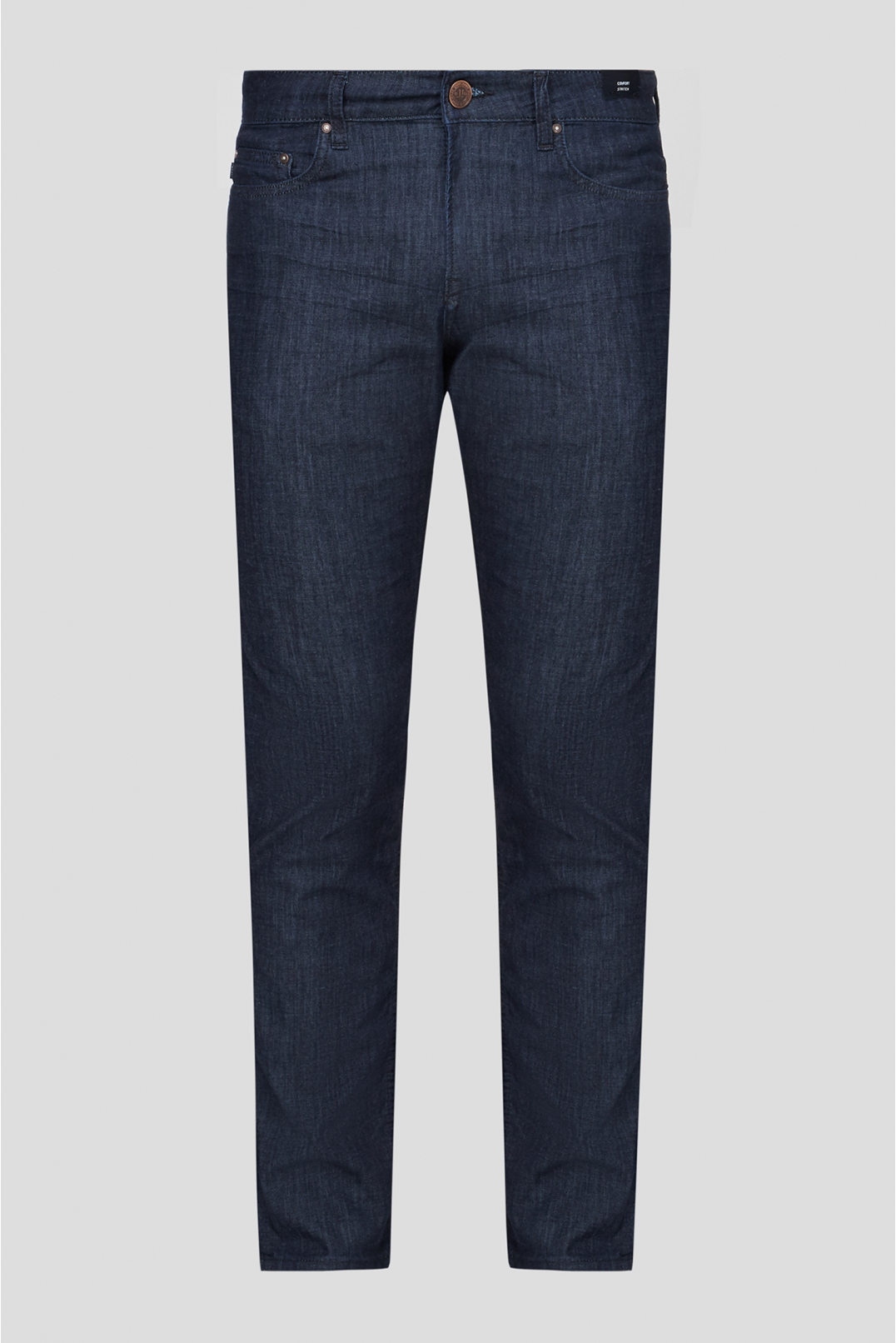 Мужские темно-синие джинсы - 1