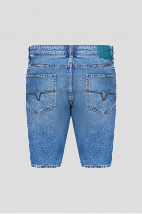 Мужские синие джинсовые шорты 1