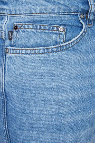 Мужские голубые джинсы - 4