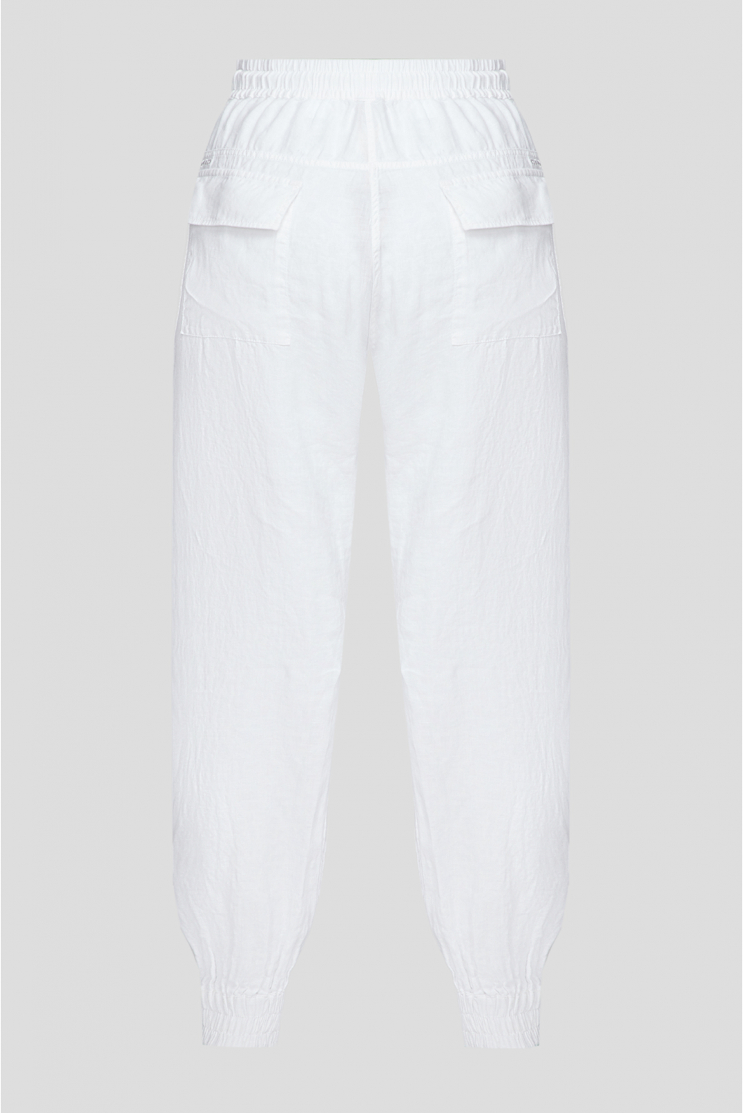 Жіночі білі лляні брюки - 2