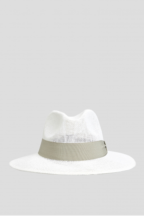 Чоловічий білий капелюх