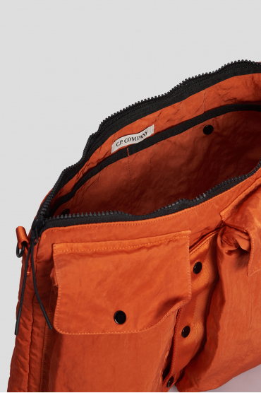 Мужская оранжевая сумка - 6