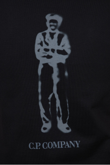 Чоловіча чорна футболка - 4