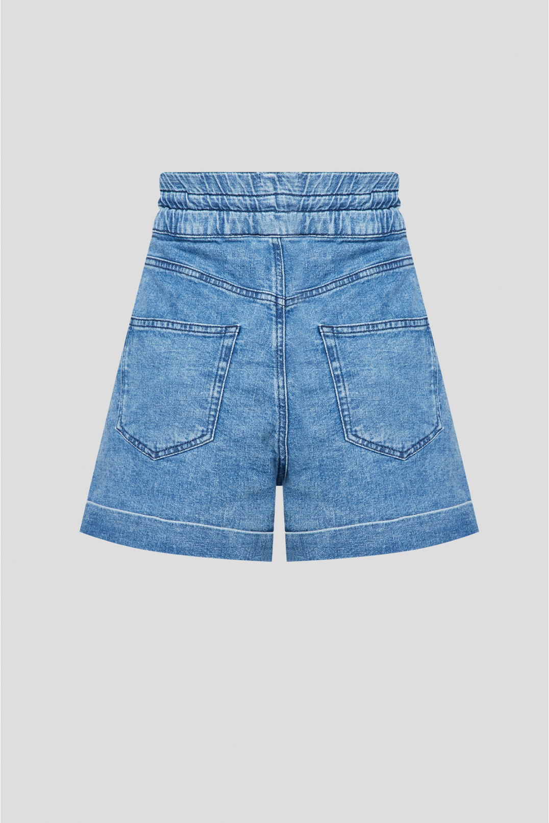 Жіночі сині джинсові шорти - 2