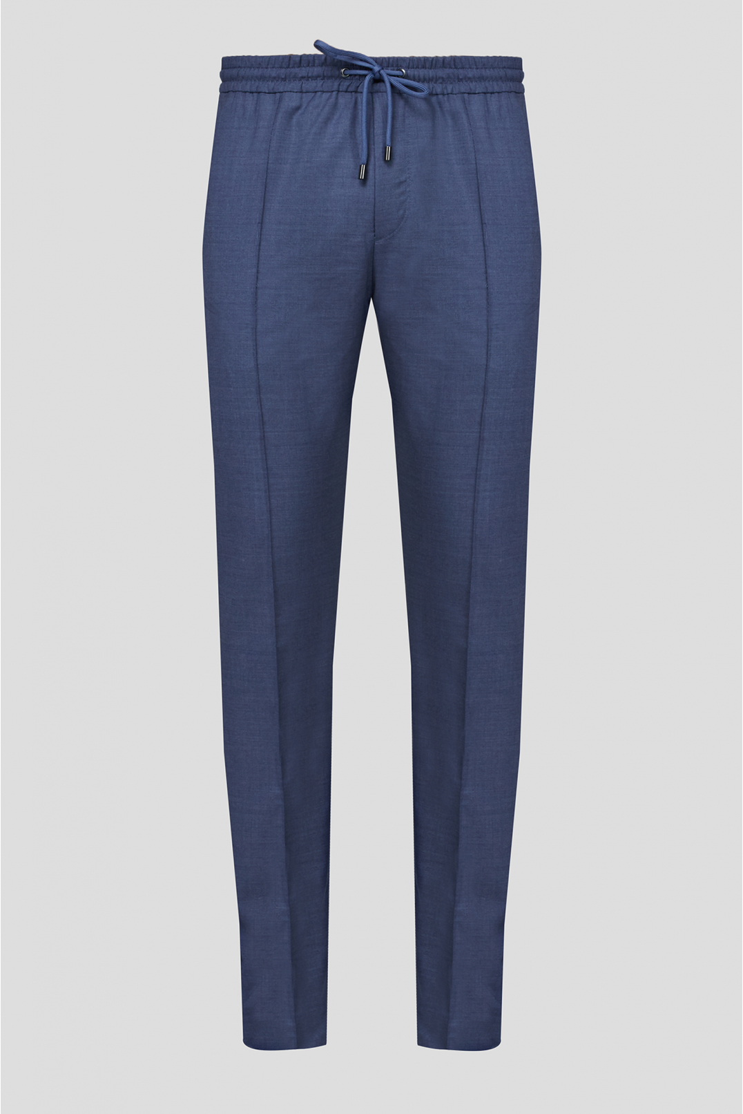 Мужские синие шерстяные брюки - 1