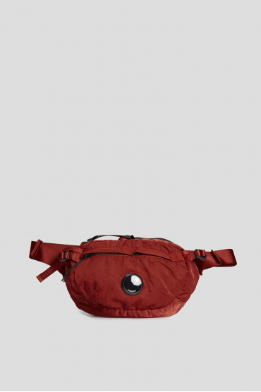 Мужская красная поясная сумка - 1