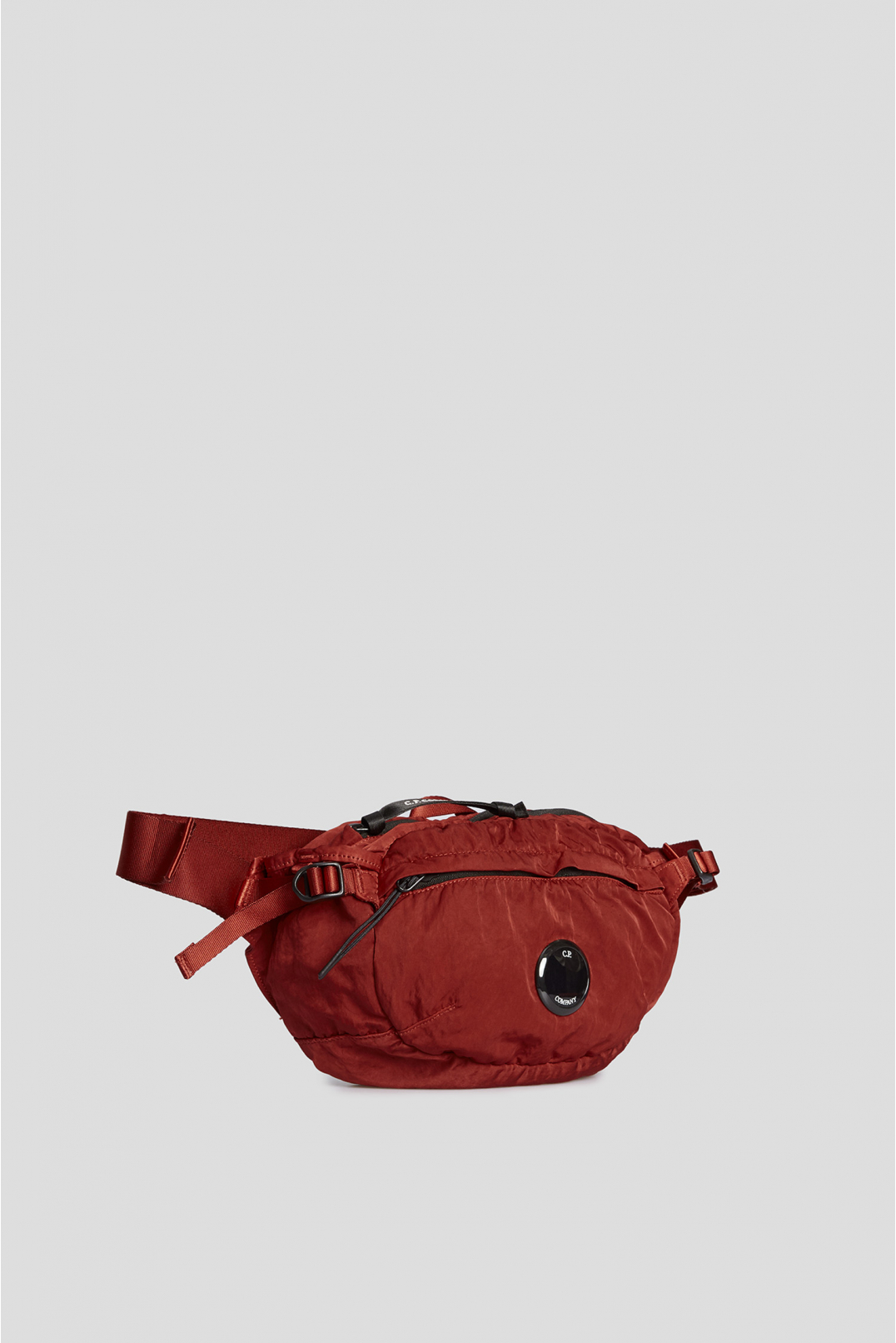 Мужская красная поясная сумка - 2