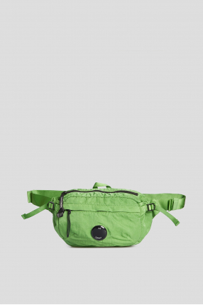 Чоловіча зелена поясна сумка