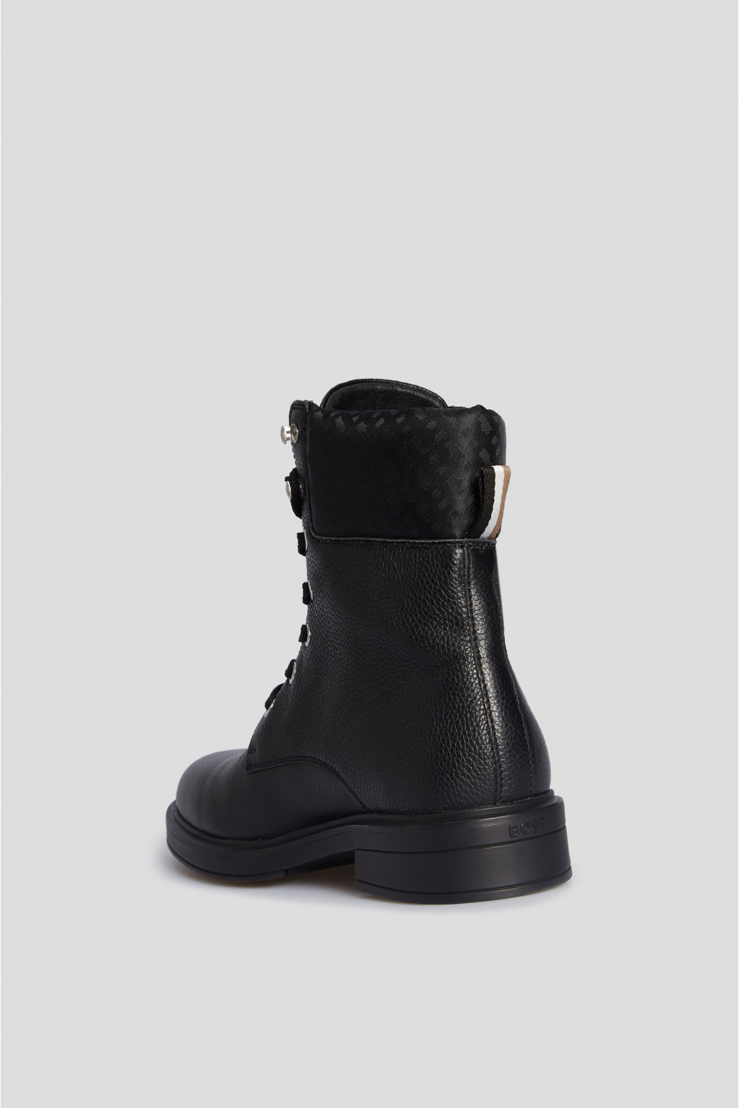 Женские черные кожаные ботинки - 3