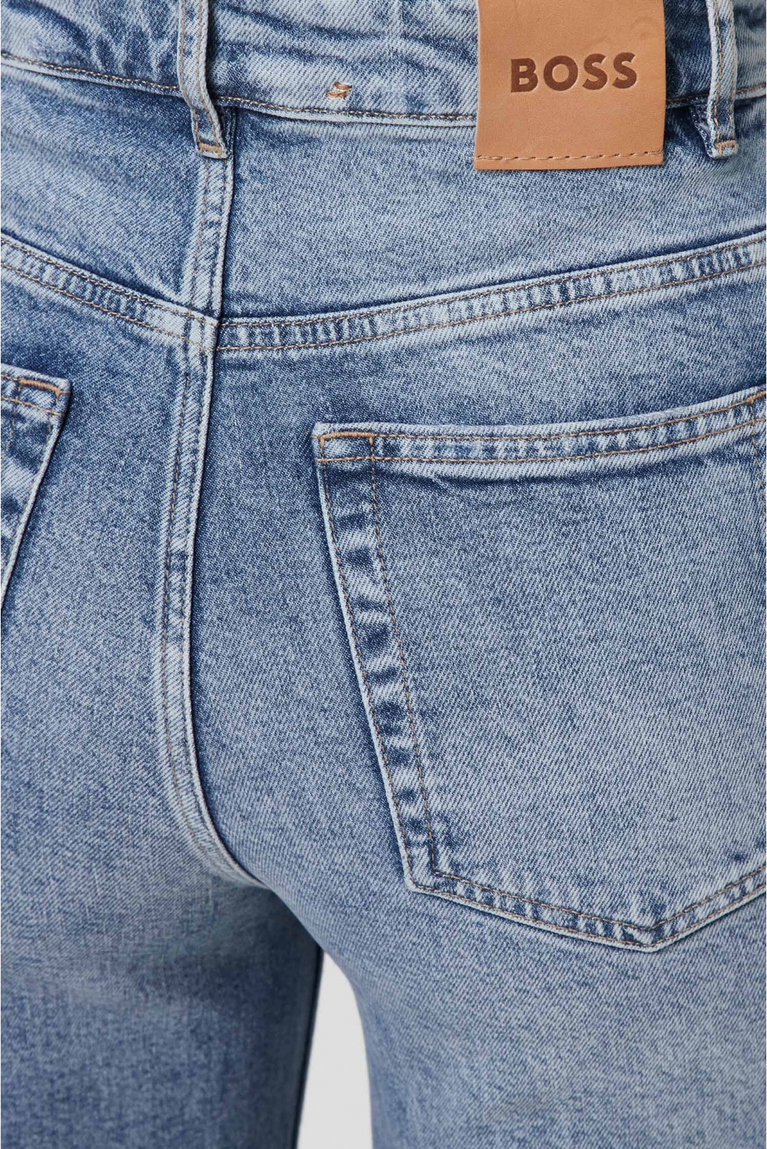 Женские голубые джинсы - 4