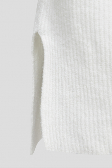 Женский белый пуловер - 4