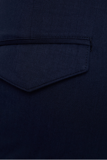 Чоловічі темно-сині брюки  - 4