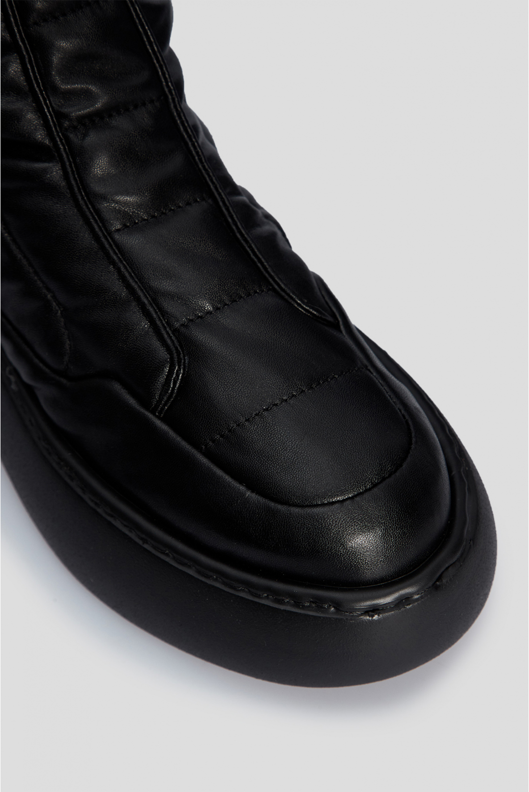 Жіночі чорні шкіряні черевики - 4