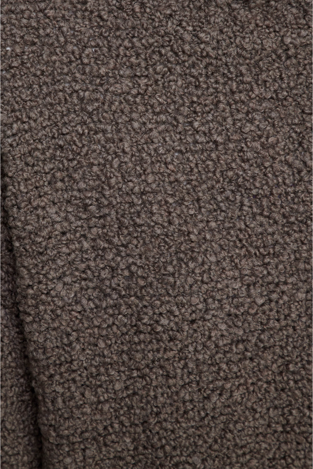 Жіночий коричневий вовняний светр - 3