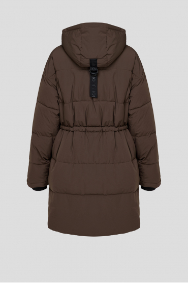 Жіноча коричнева куртка - 2