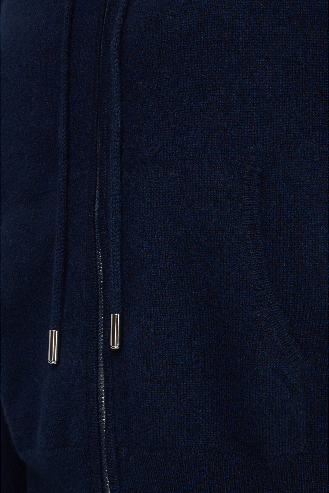 Жіночий темно-синій кашеміровий костюм (худі, штани) - 3