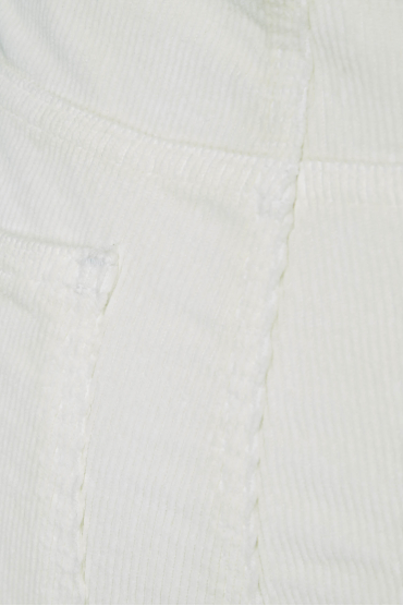 Женские белые вельветовые брюки - 4