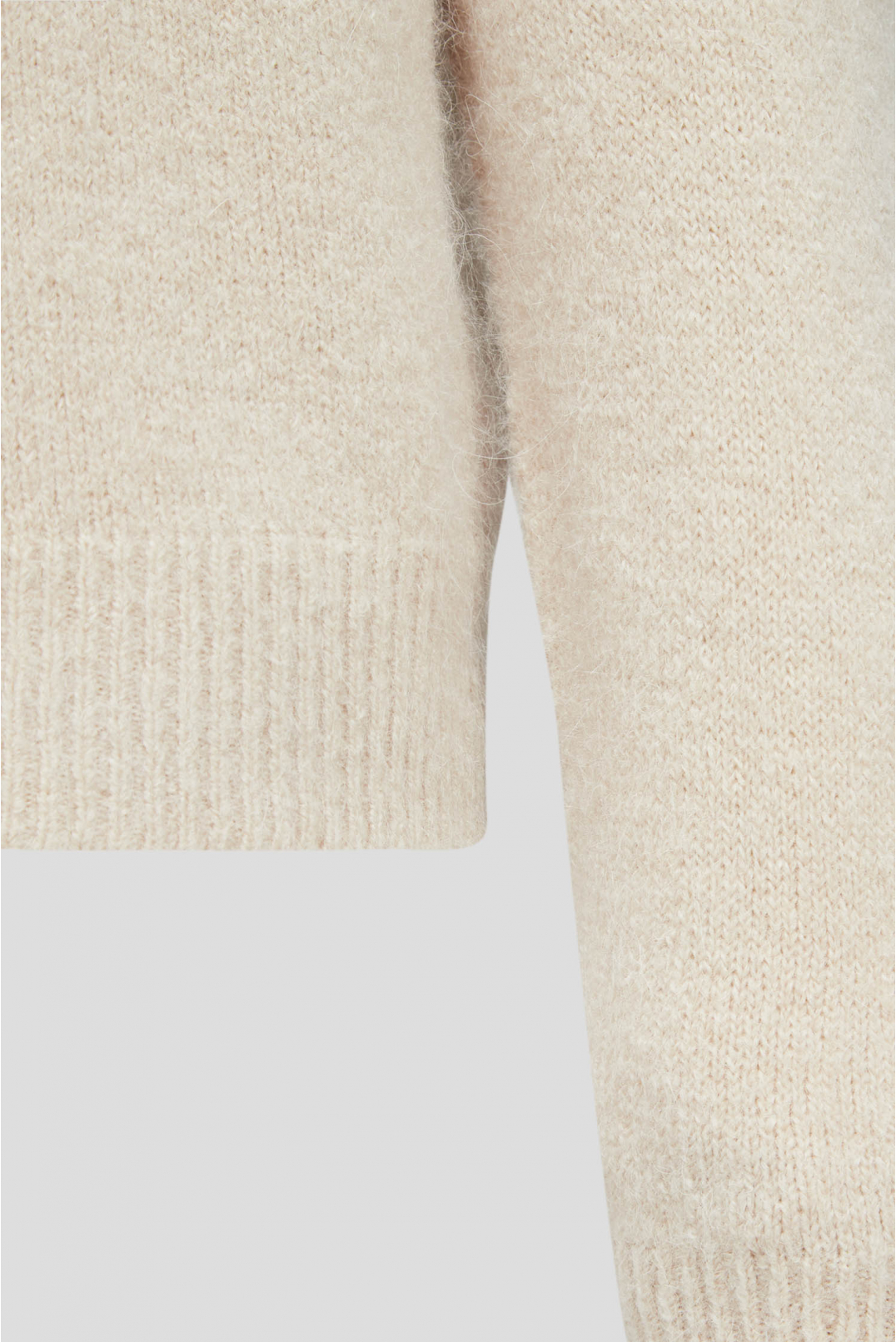 Жіночий бежевий светр - 4