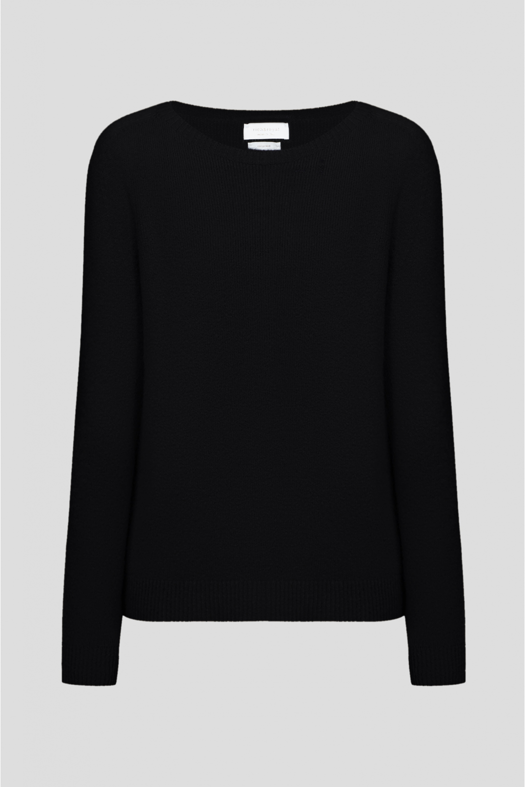 Женский черный свитер - 1