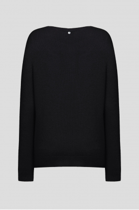 Жіночий чорний светр 1