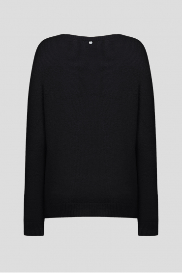 Женский черный свитер - 2