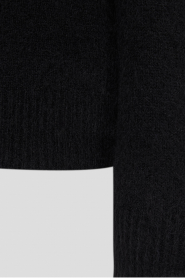 Жіночий чорний светр - 4