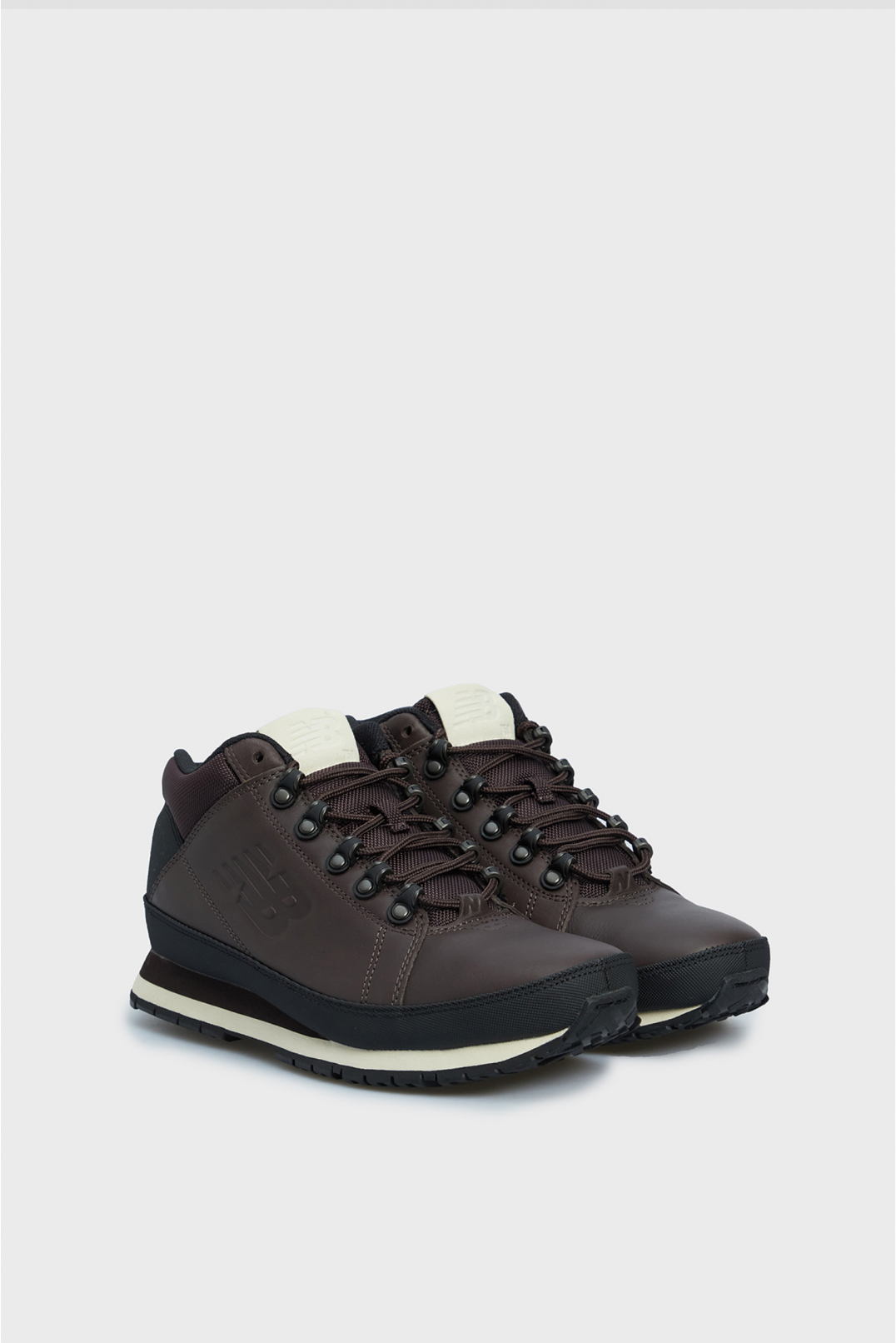 Мужские коричневые кожаные ботинки 754 - 2