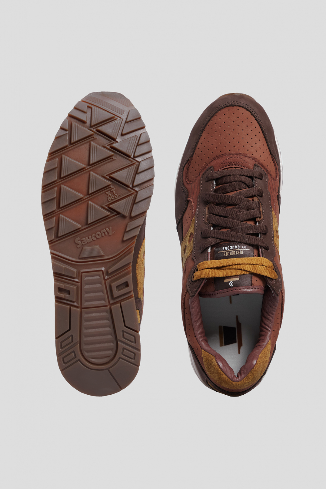 Мужские коричневые замшевые кроссовки SHADOW 6000 GTX - 3