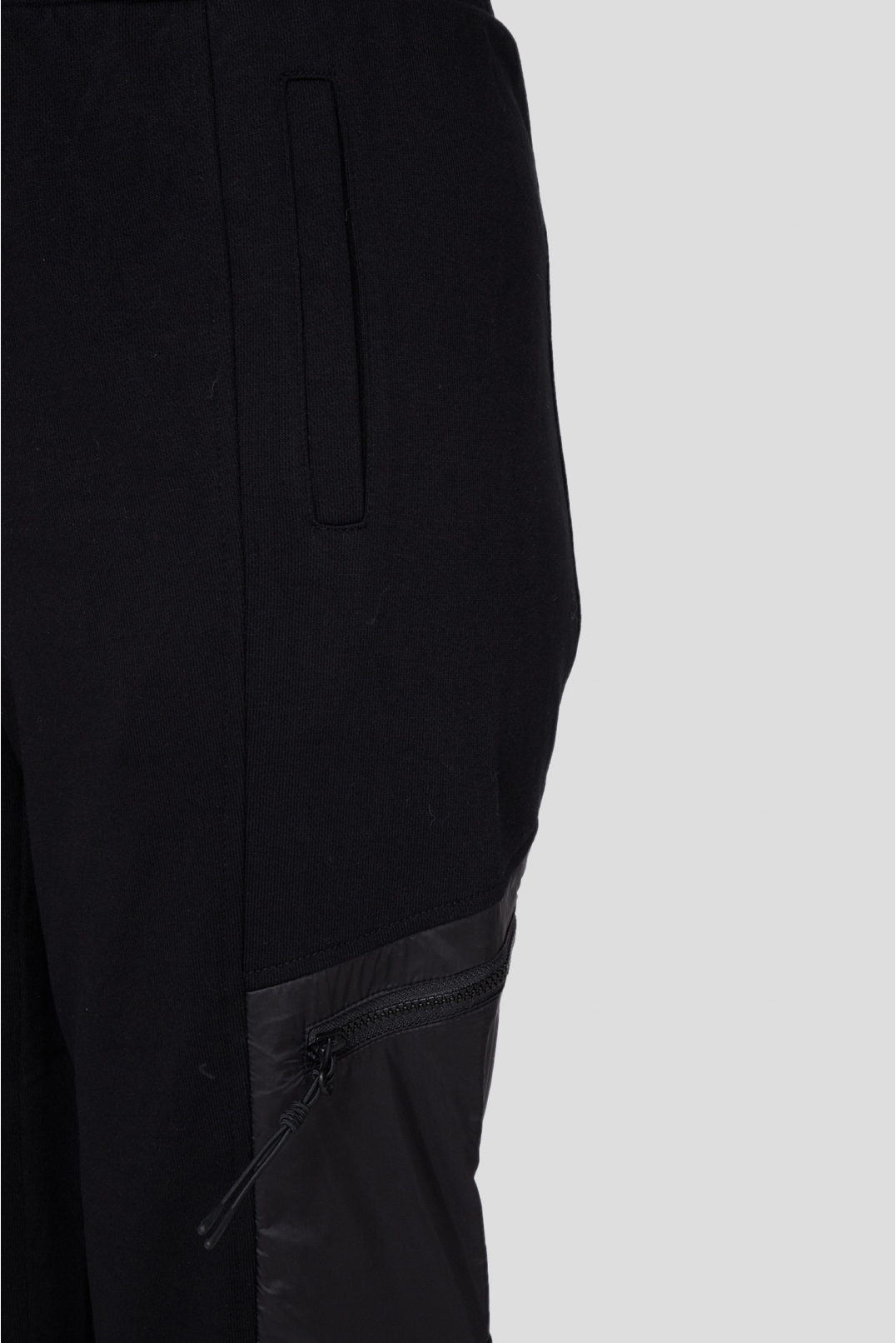Жіночий чорний спортивний костюм (худі, штани) - 4