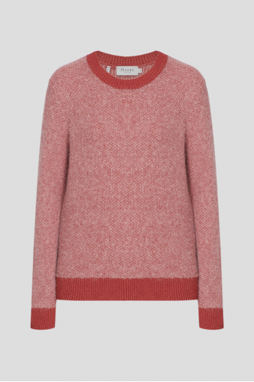 Женский розовый свитер - 1