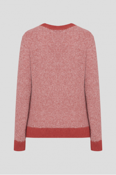 Жіночий рожевий светр - 2