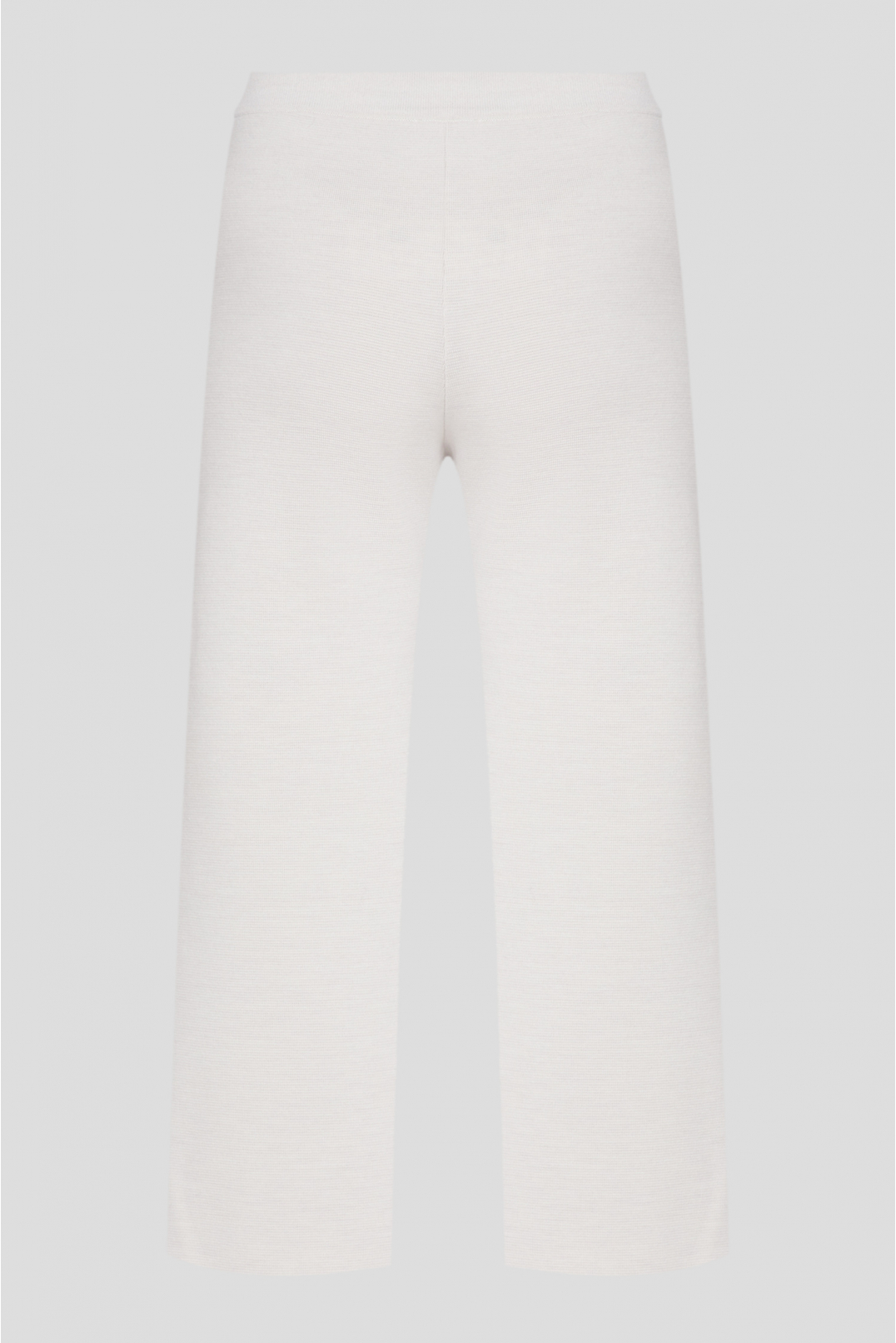 Женские белые шерстяные брюки - 2