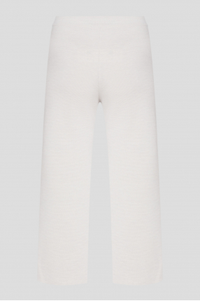 Женские белые шерстяные брюки 1