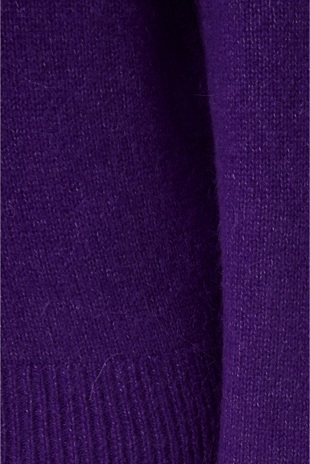 Жіночий фіолетовий вовняний светр - 4