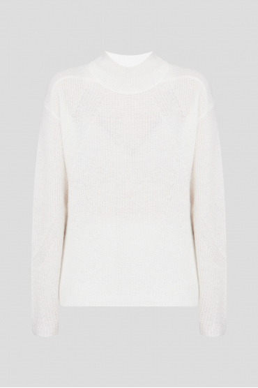 Жіночий білий светр - 1