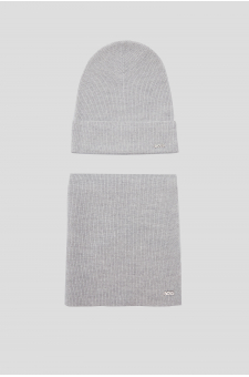 Жіночий набір аксесуарів (шапка, шарф)