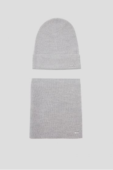 Жіночий набір аксесуарів (шапка, шарф) - 1