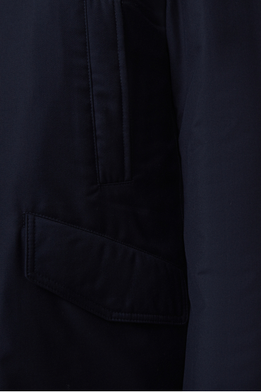 Чоловіча темно-синя куртка - 4