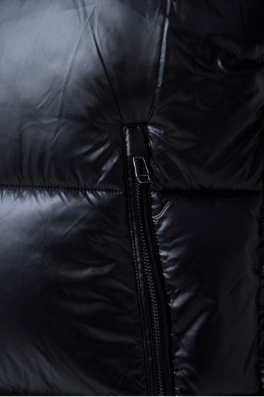 Чоловіча чорна куртка - 4