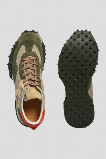 Чоловічі зелені кросівки - 4