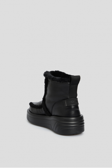 Жіночі чорні шкіряні черевики - 3