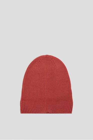 Чоловіча червона вовняна шапка  - 2