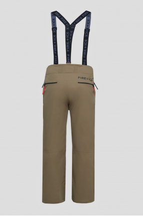 Чоловічі оливкові лижні штани 1