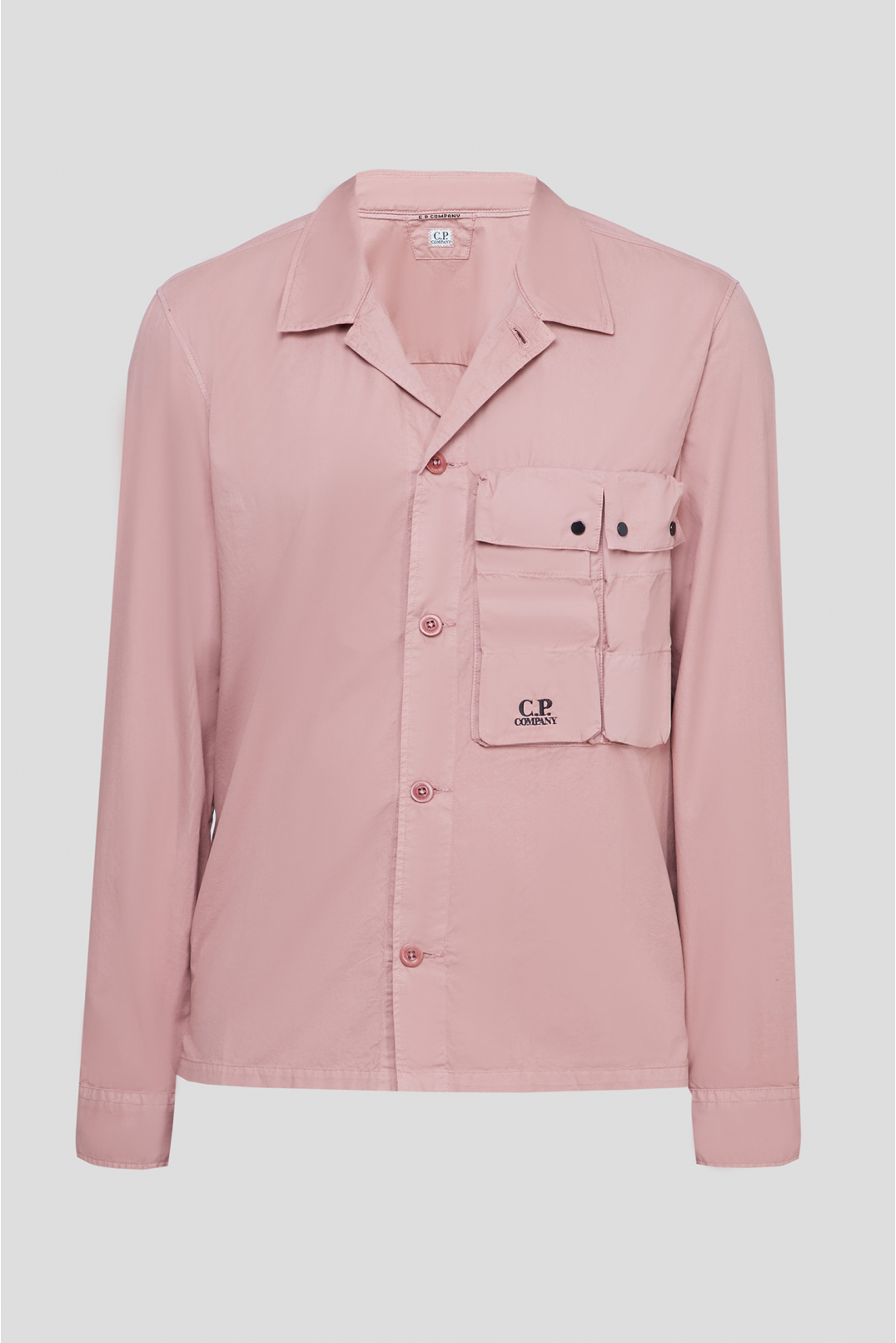 Мужская розовая рубашка - 1