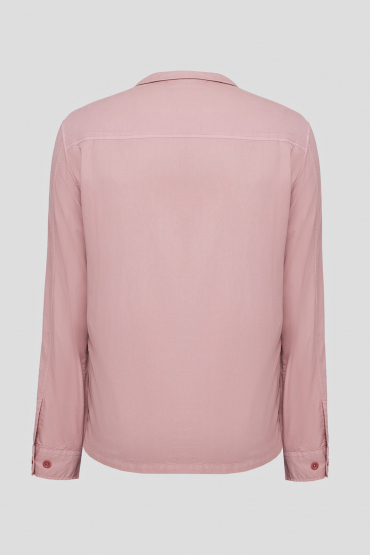 Мужская розовая рубашка - 2