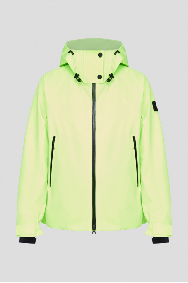 Женская салатовая лыжная куртка - 1