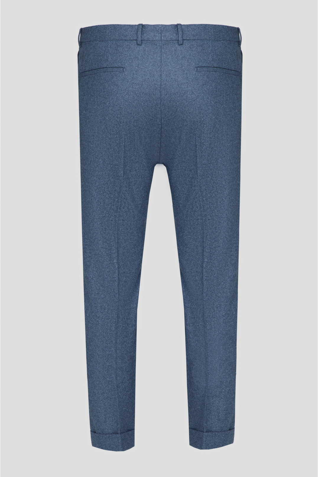 Чоловічі сині вовняні брюки - 2