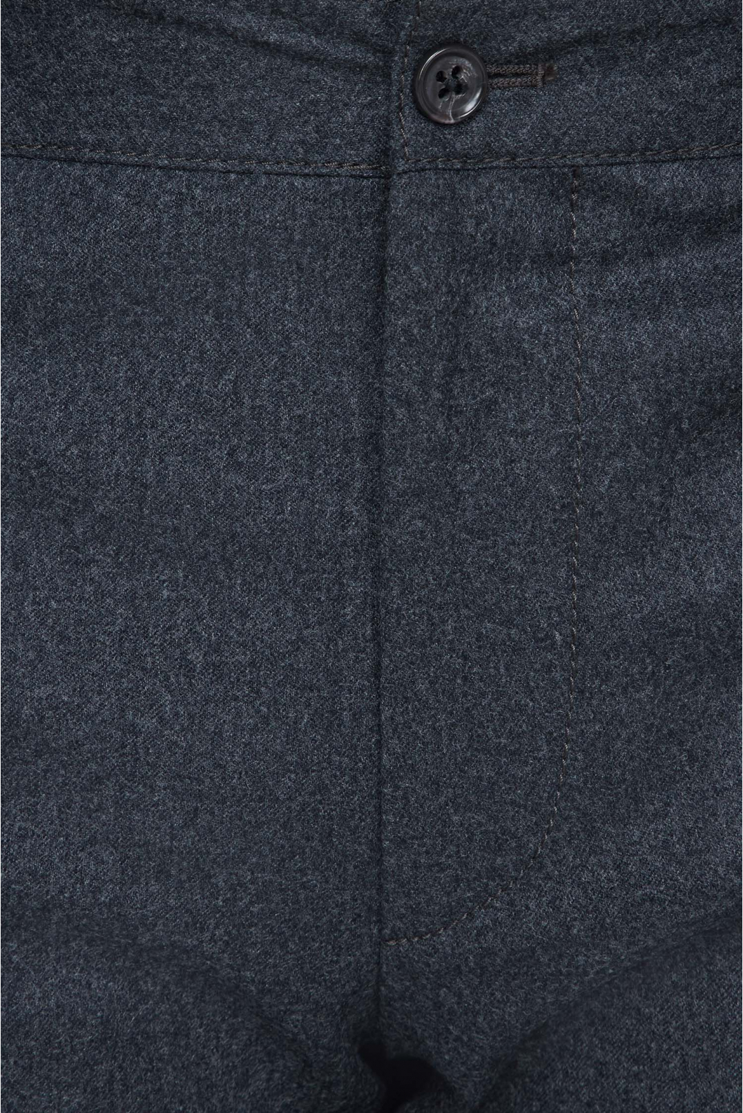 Чоловічі темно-сірі вовняні брюки - 3